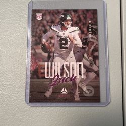 Zach Wilson Rookie Luminance Green Parallel Error