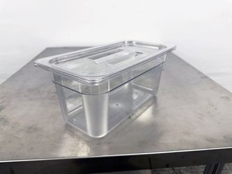 5.41QT Sandwich Prep Table Plastic Deep Tray 10 set P-136