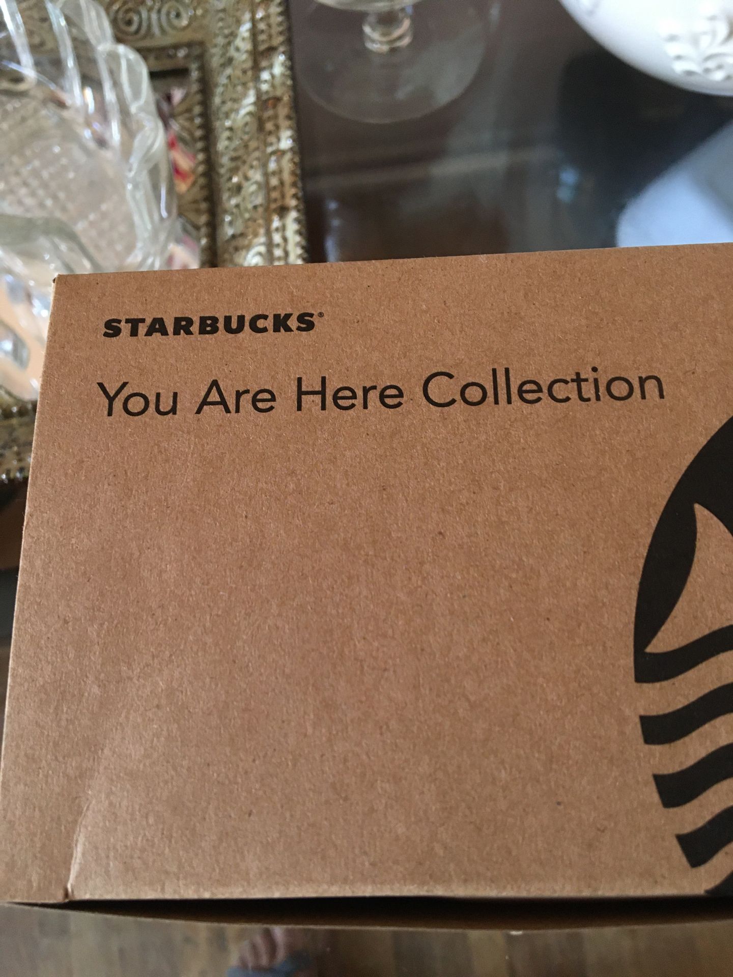 starbucks coffee cup , new in box , lake tahoe collection