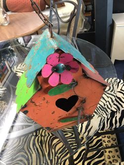 Middle birdhouse one-of-a-kind 40 bucks