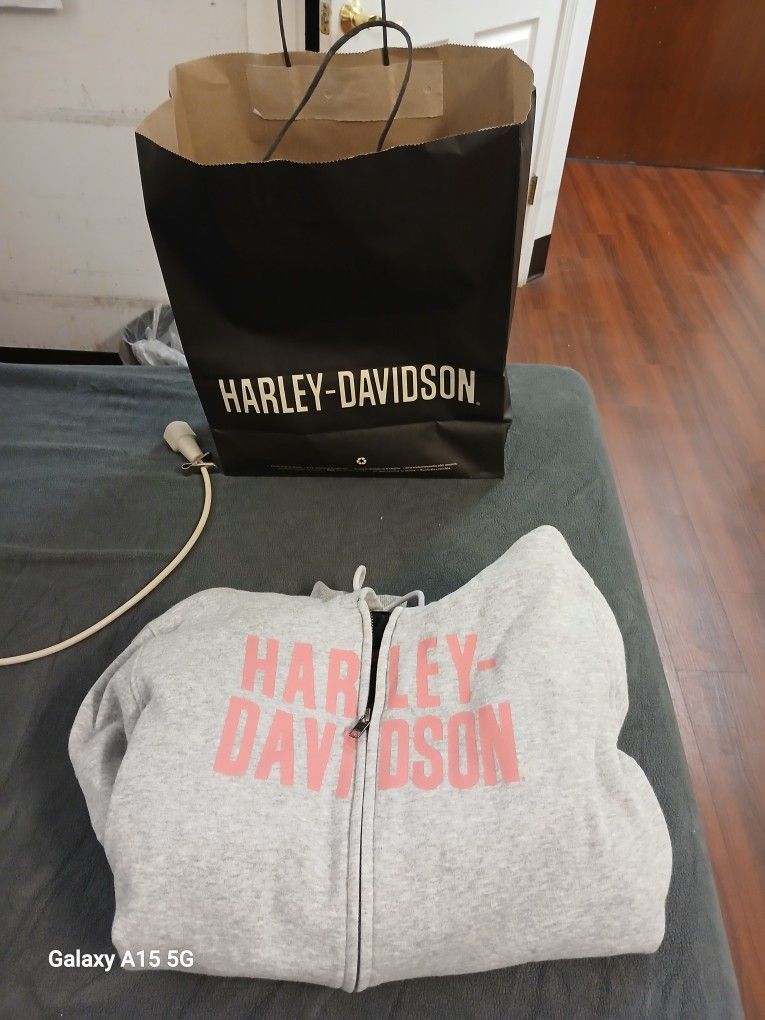 Harley Davidson jacket.