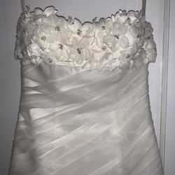 Satin Fit & Flare Wedding Dress