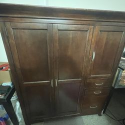 Wooden Enclosed Desk