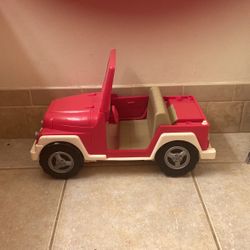American girl doll Jeep