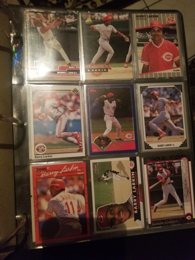 Barry Larkin mix baseball cards