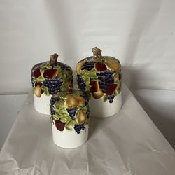 Flour, Sugar & Tea Containers 