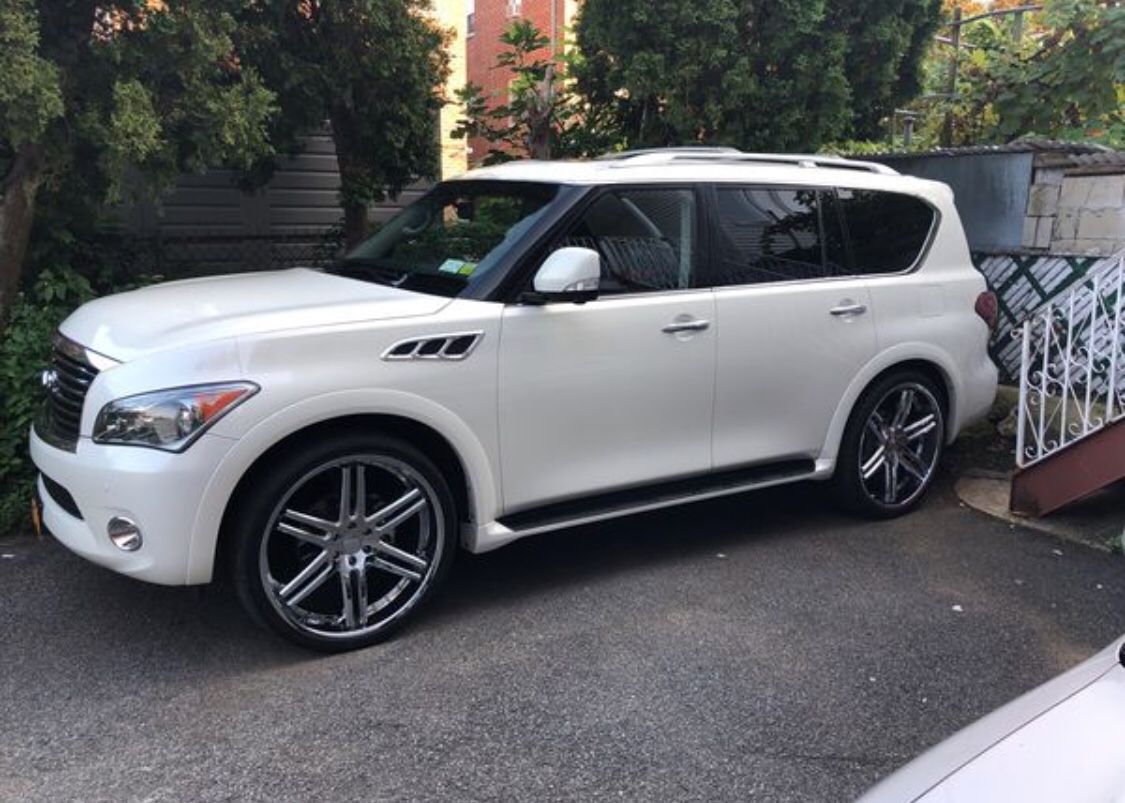 2012 Infiniti QX56 like qx80 155k miles 26” wheels train horns clean title