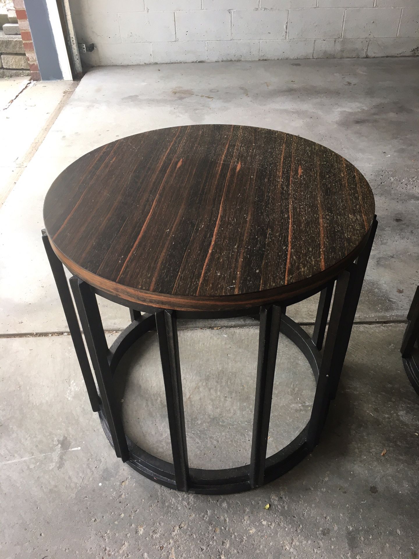 Buy 1 get 1 free large round end table