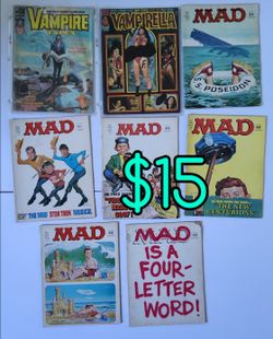 Old Comic Books poor condition $15