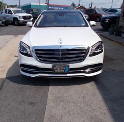 Mercedes-Benz S-Class White Sedan
