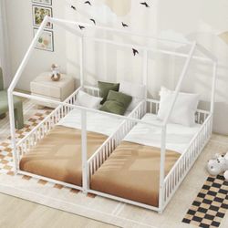 Double Twin Bed Frame 
