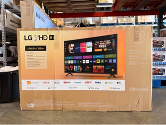 LG 50” UA77 Smart TV with AI Brand New In Box