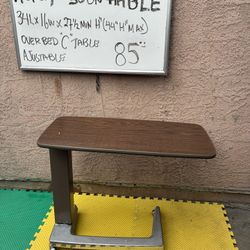 Overbed C Table Rolling 
