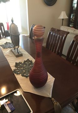 Glass Vase” Available “