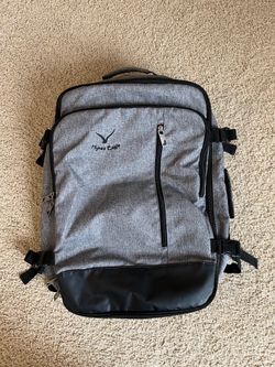 Hynes Eagle Carry-On Travel Backpack in Gray