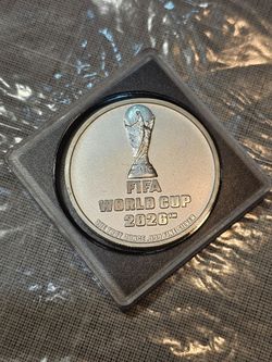 World cup 2026 silver 1 troy ounce .999 purity.