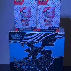 Pokemon 151 & Black Bolt ETB 