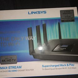 Linksys Wifi Router And Two Extenders 