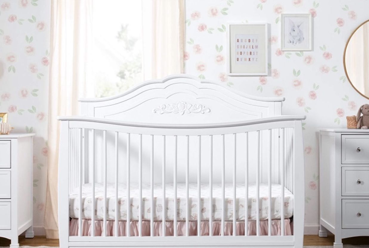Davinvi 4 In 1 Convertible Fiona Crib Toddler Bed Headboard