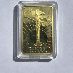 Jesus Gold Bar Bullion The Last Supper