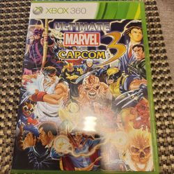 Ultimate Marvel vs Capcom Xbox 360 Game