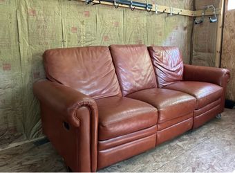 Leather sofa