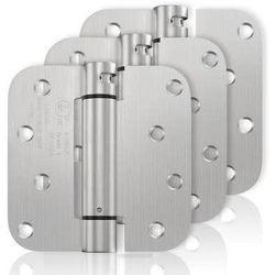 3 x Heavy-Duty Commercial Grade Ball Bearing Hinge, Non-Removable Hinge 5 Inches Square Corner