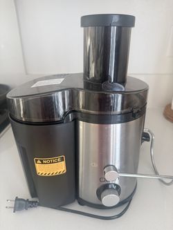 Qcen 500W Centrifugal Juicer – 3” Wide Mouth – Like New