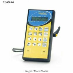 Hydrologist Water Measuring Devices.for Lakes And Streams.Aquacalc , like new condition ,brand new store price sells for $2,000