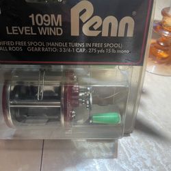 Penn 109M Level Wind Reel Brand New