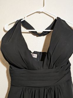 Long black gown
