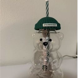 Starbucks 2025 Bearista BEAR Glass Jar Cold Cup Tumbler Collection