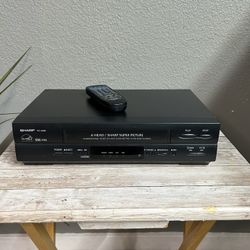 Sharp VCR 4 Head Super Picture 