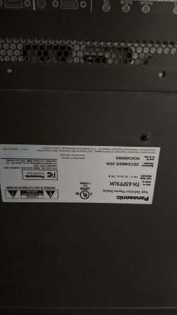 Panasonic TH-65PF9UK HIGH DEFINITION PLASMA