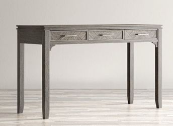 Three Drawer USB Charging Desk