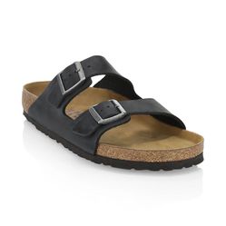 Birkenstock Arizona Leather Soft Footbed Sandals