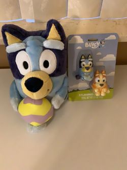 Easter Bluey Stuffed Animal & Bluey Flavored Lip Balm Set