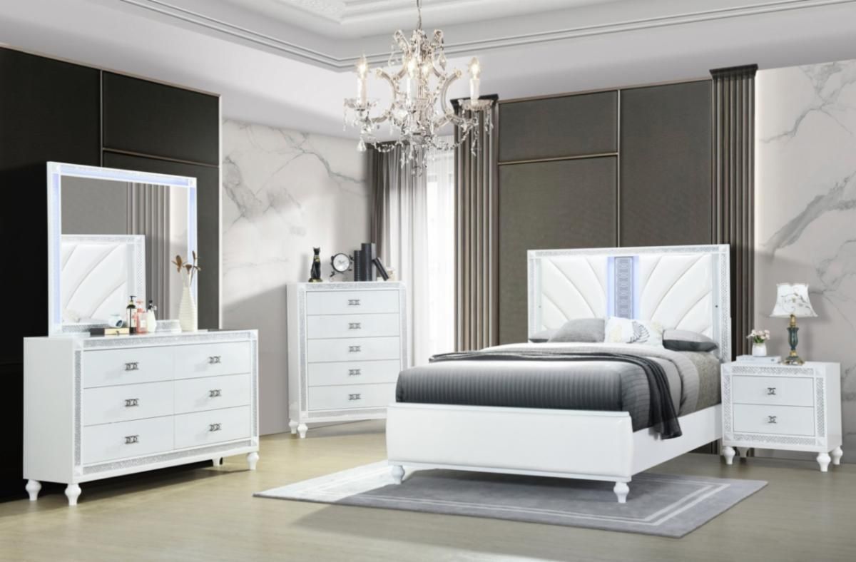 New LED.  Bedroom Set In Stock For Fast Delivery 