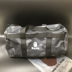 Bape Black Camo Duffel Bag