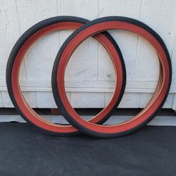 NEW Bmx Cruiser Tires 24x2.125 Brick