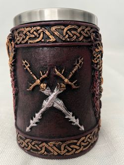 Ebros Ruth Thompson Dragon's Lair Flame Blade Drake 14oz Coffee Mug Tankard