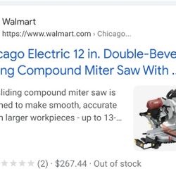 Saw Miter Saw Chicago Electric 12 Inch Compound Miter Saw