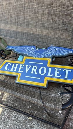 Chevy lighted sign