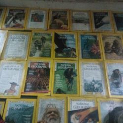 Old National Geographic Magazines