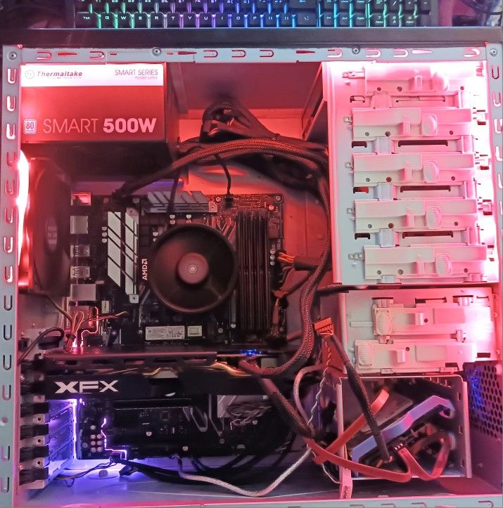 Gaming PC AMD Ryzen 7 5800x CPU 32 GB RAM 1TB NVMe SSD ATI Radeon RX 580 8 GB DDR5 Graphics Wi-Fi Wireless Windows 11