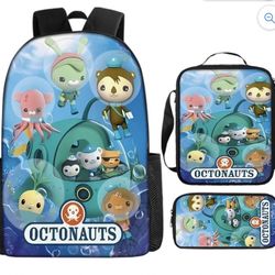 Octonauts  Backpack +lunch Box+pencil Case 