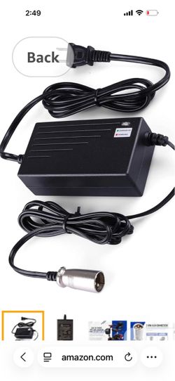 Electric Scooter Battery Charger with XLR Connector
