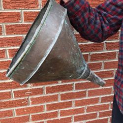 Antique Copper Funnel 