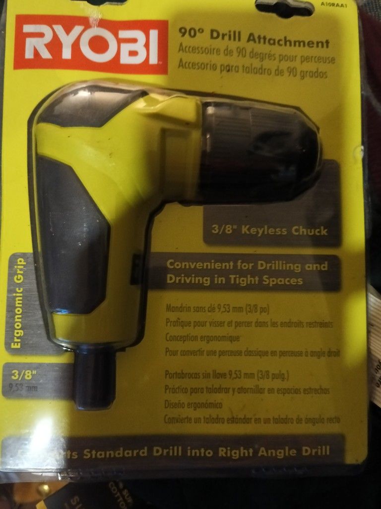 Ryobi 90° Drill Attachment