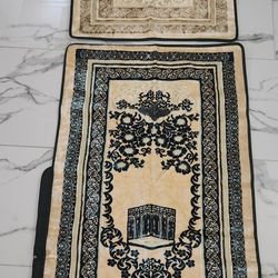 Authentic His and Her Prayer Mats – Elegant Pair Imported from Saudi Arabia
